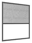 Moustiquaire plissée Windhager Expert 130 x 150 cm anthracite