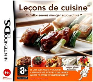 Leçons de cuisine : Qu'allons-nous manger aujourd'hui ? Nintendo DS