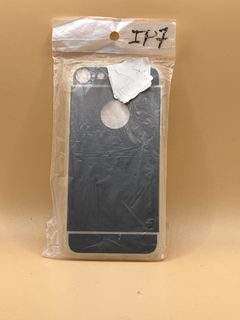 Coque arrière compatible iPhone X (IPX) - noir