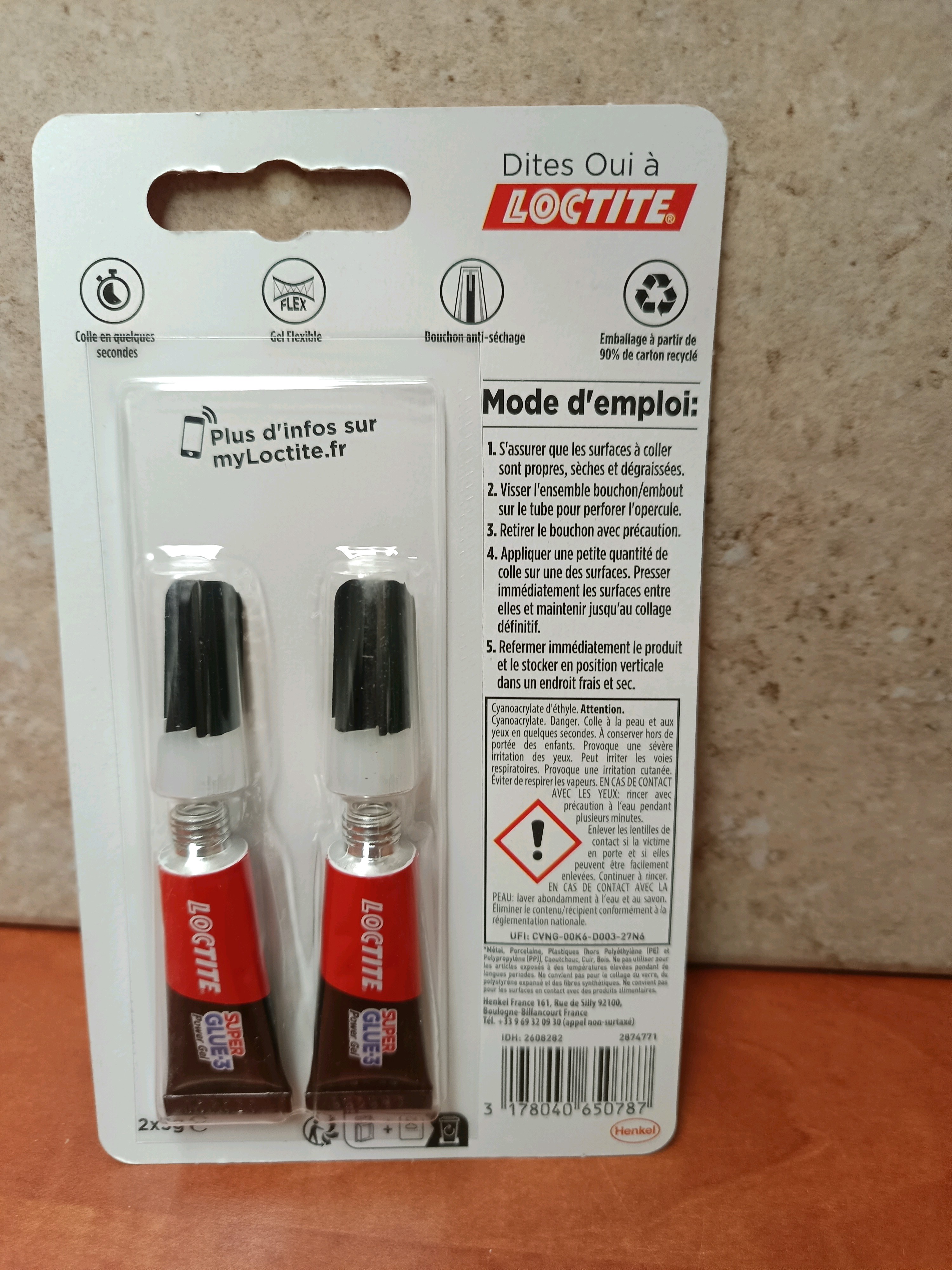 Loctite Super Glue-3 Power Gel 2x3g — photo 2