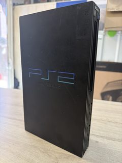 Console Sony PlayStation 2 Slim noire avec manette et câbles