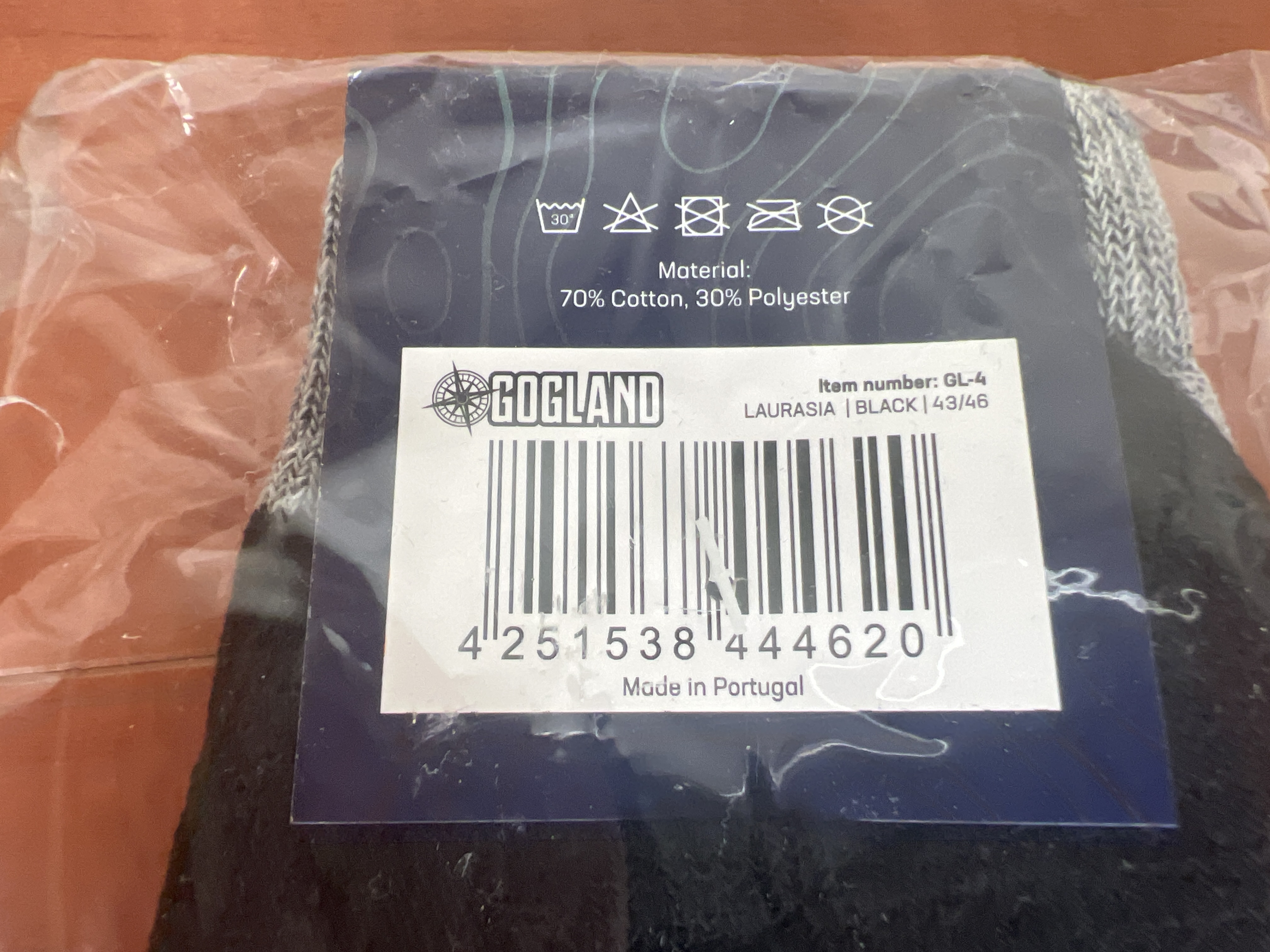 Lot 3 paires de chaussettes trekking Gogland Lauraisia noires 43/46 — photo 2