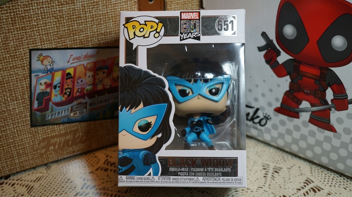 Funko Pop Marvel 80 Years Black Widow First Appearance 551