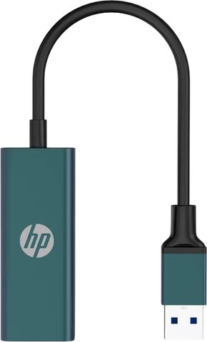 HP DHC-CT101 Adaptateur Ethernet USB 3.0 vers 10/100/1000 Mbps RJ45 LAN Noir