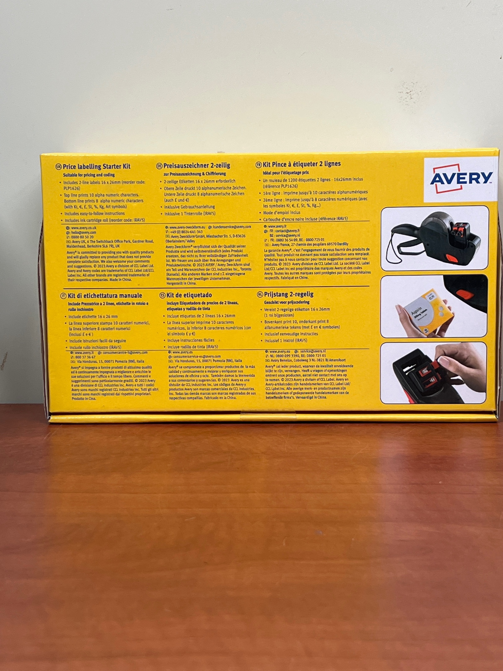 Avery PL2/18 Price labelling Starter Kit — photo 2