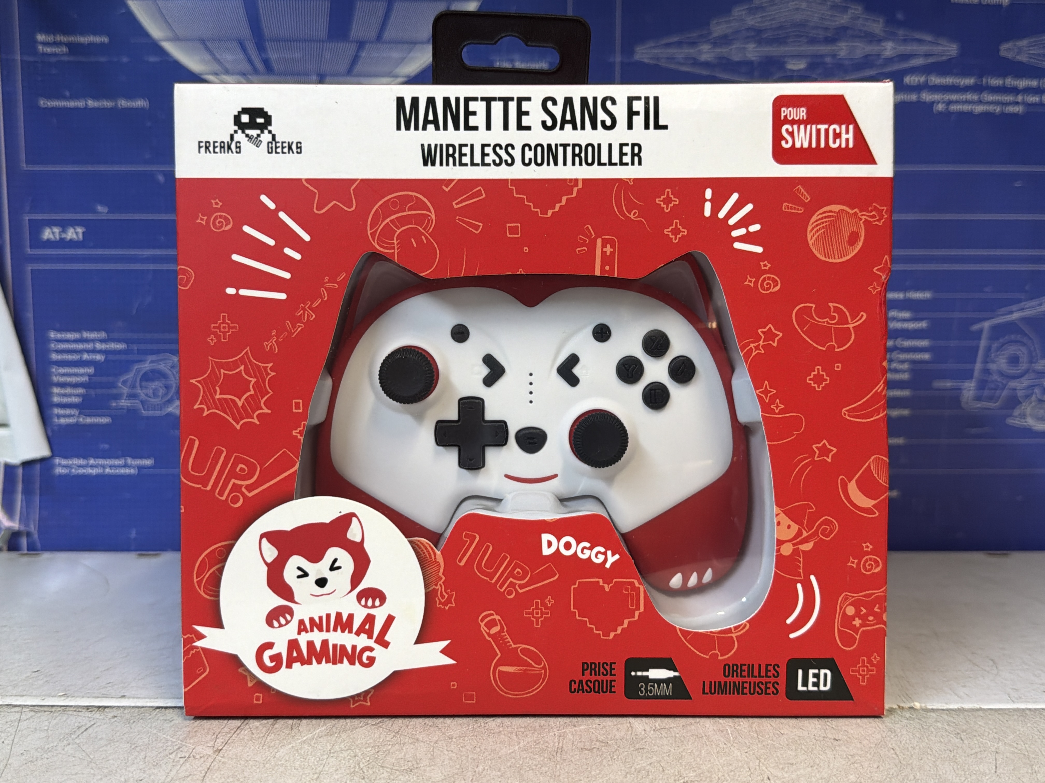 Freaks and Geeks Doggy Wireless Controller Nintendo Switch