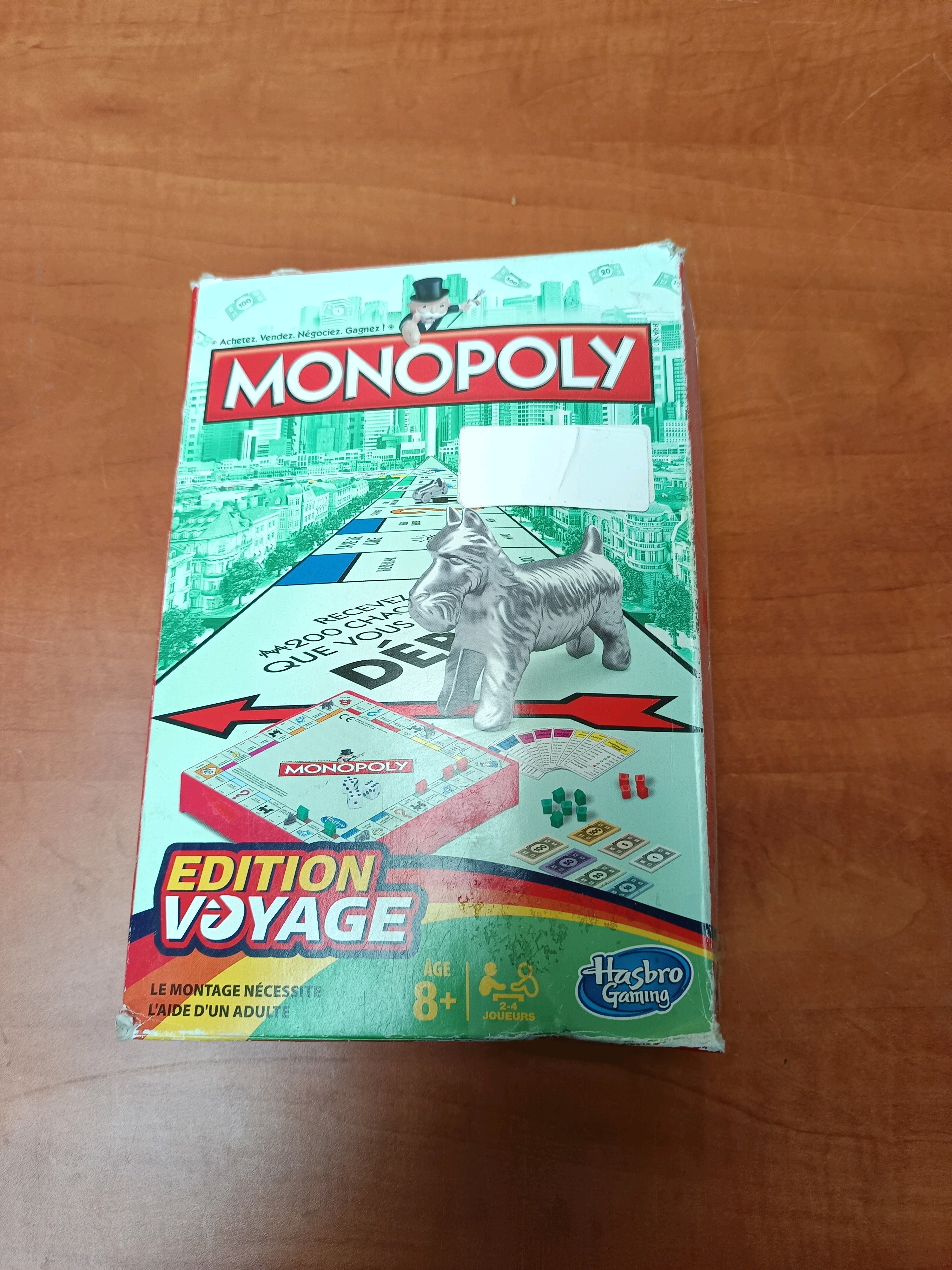 Hasbro Gaming Monopoly Édition Voyage