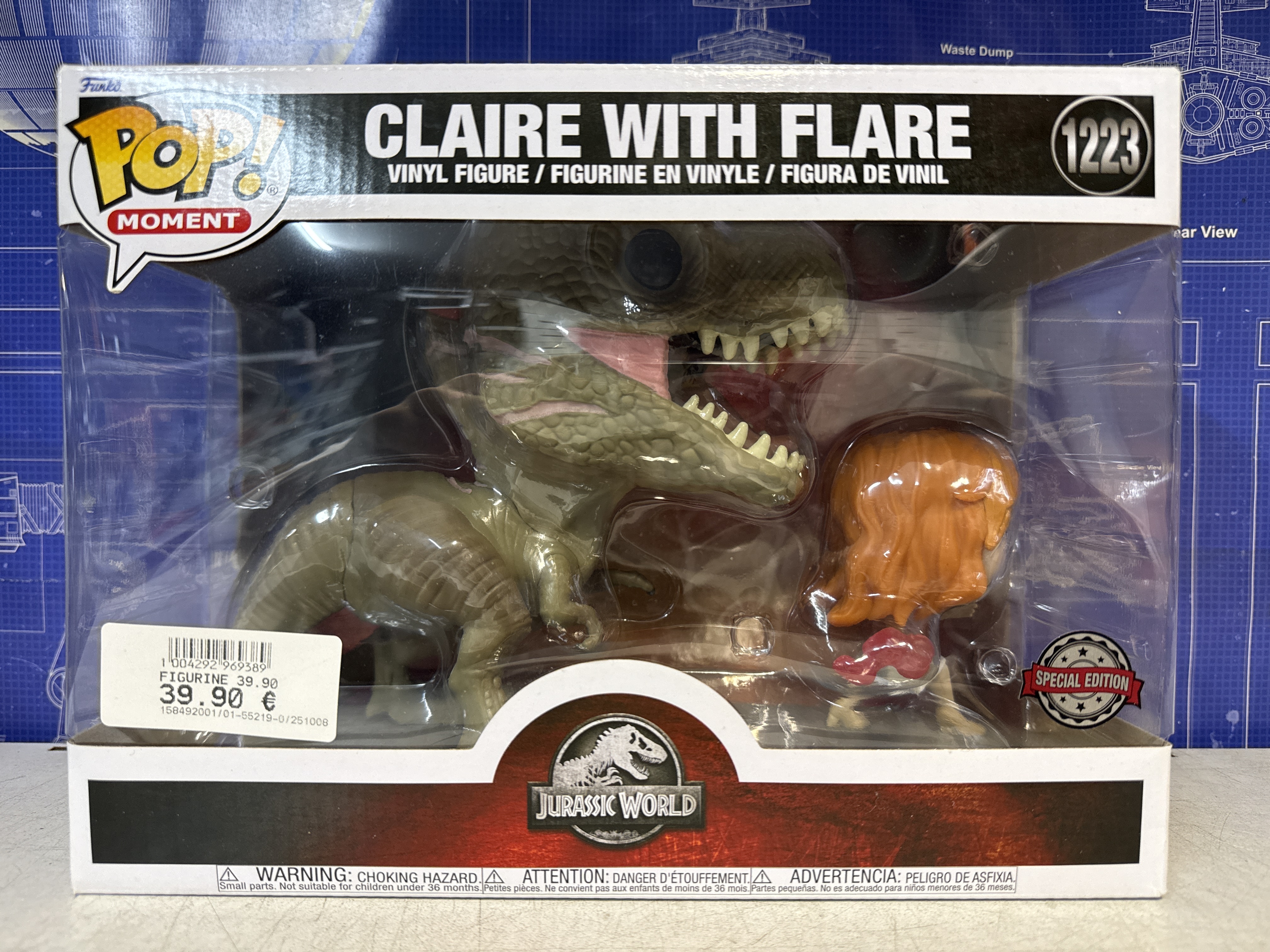 Funko Pop! Moment Claire With Flare #1223 - Jurassic World (Special Edition)