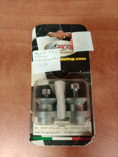 Paire de diabolos moto For Racing Components aluminium