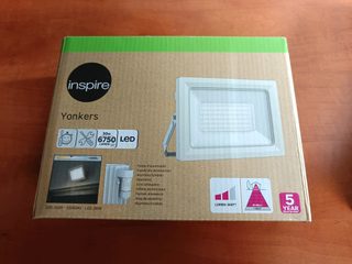 Inspire Yonkers — Projecteur LED 50W, 6750 lm (blanc)