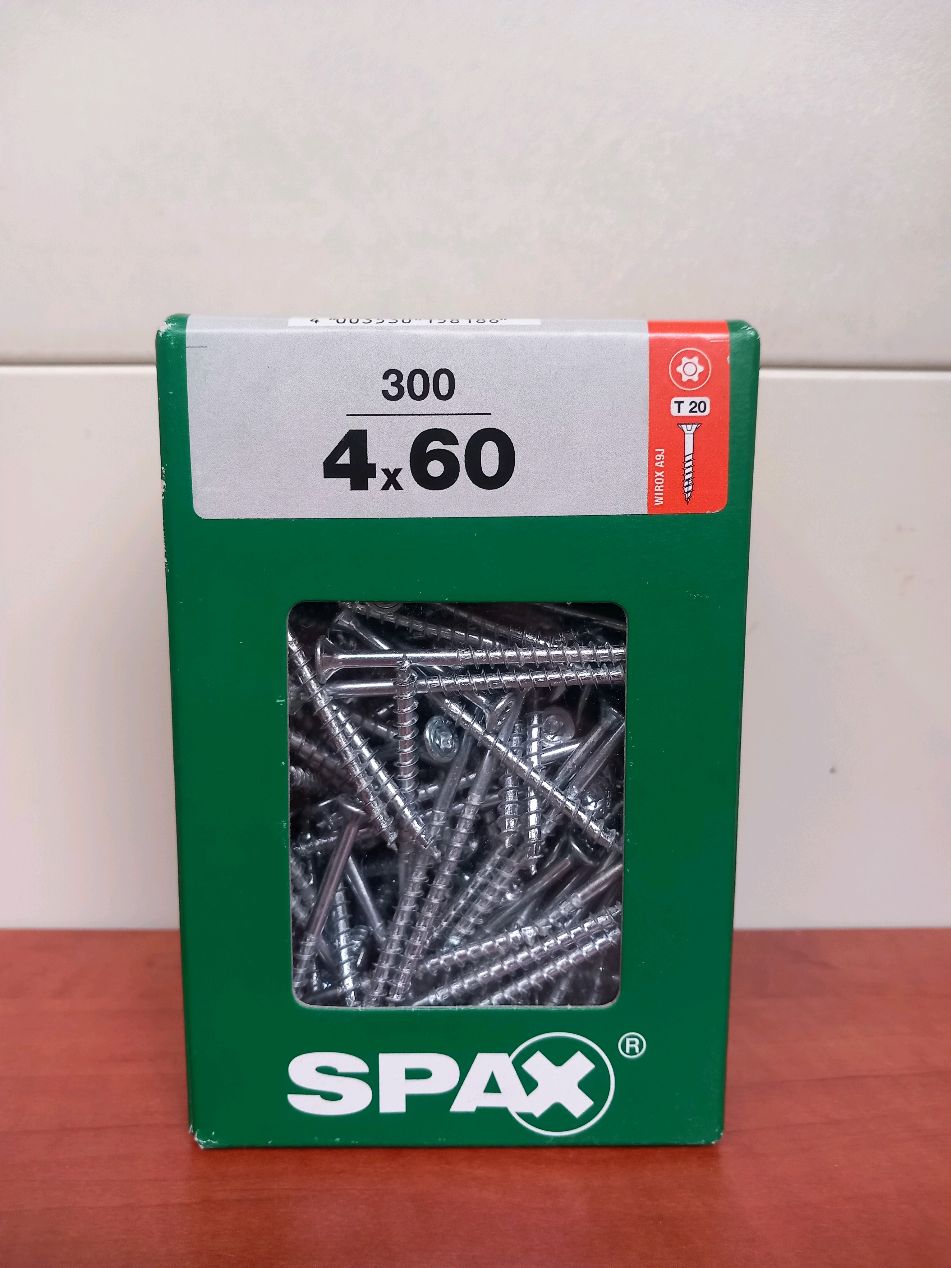 Boîte de 300 vis SPAX 4 x 60 Torx T20