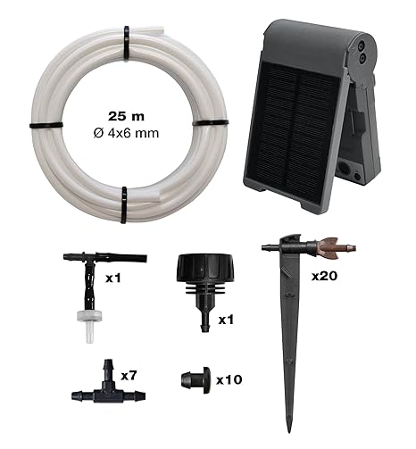 Jardibric - Kit arrosage goutte-à-goutte solaire 25 m — photo 2