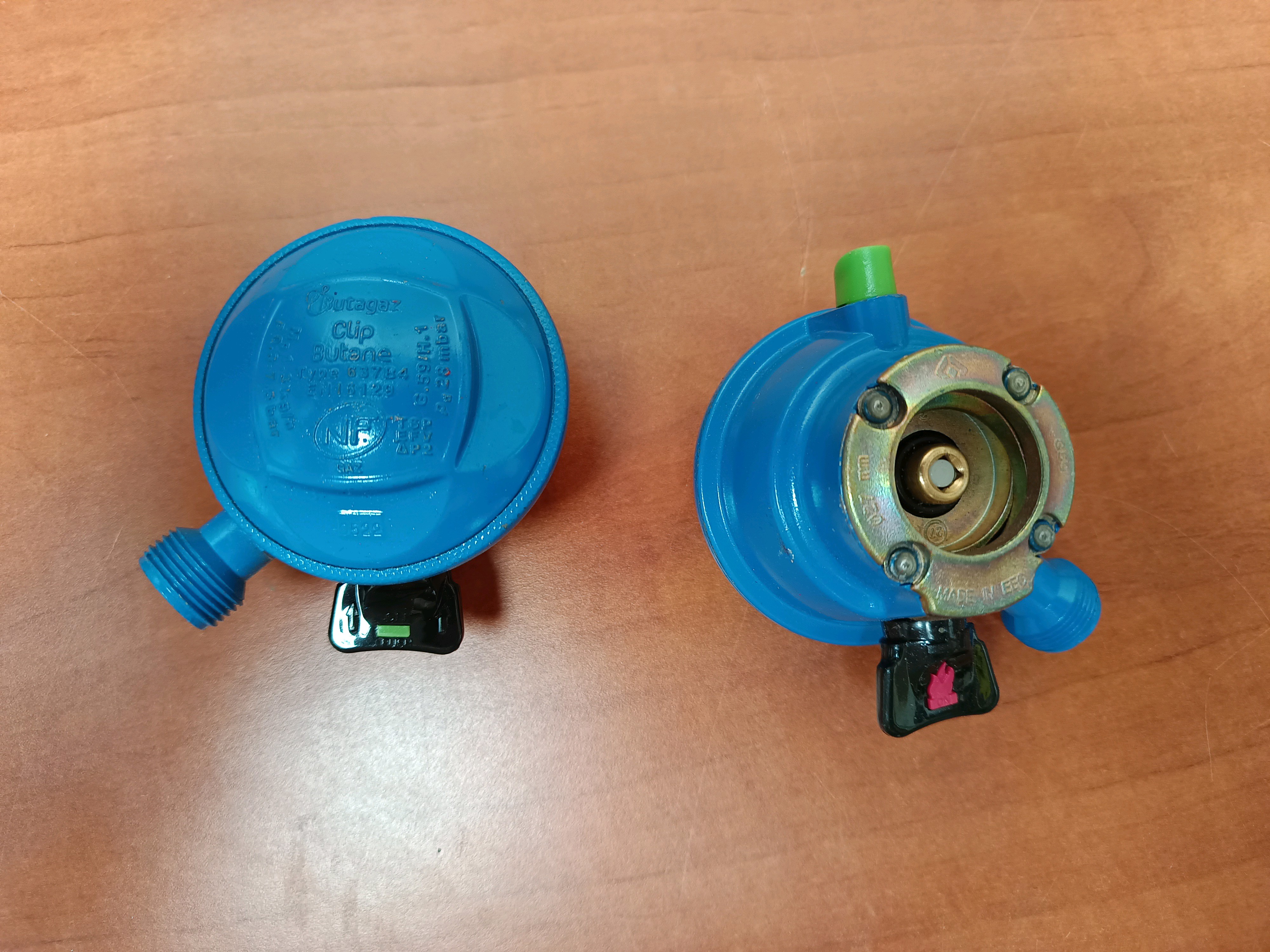 Détendeur de gaz butane à raccord Clip (régulateur pour bouteille)