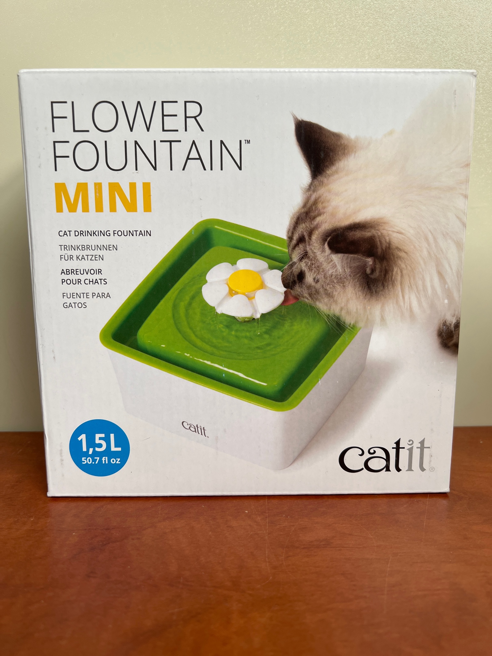 Catit Flower Fountain Mini - Fontaine à eau pour chat 1,5 L