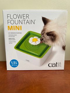 Catit Flower Fountain Mini - Fontaine à eau pour chat 1,5 L