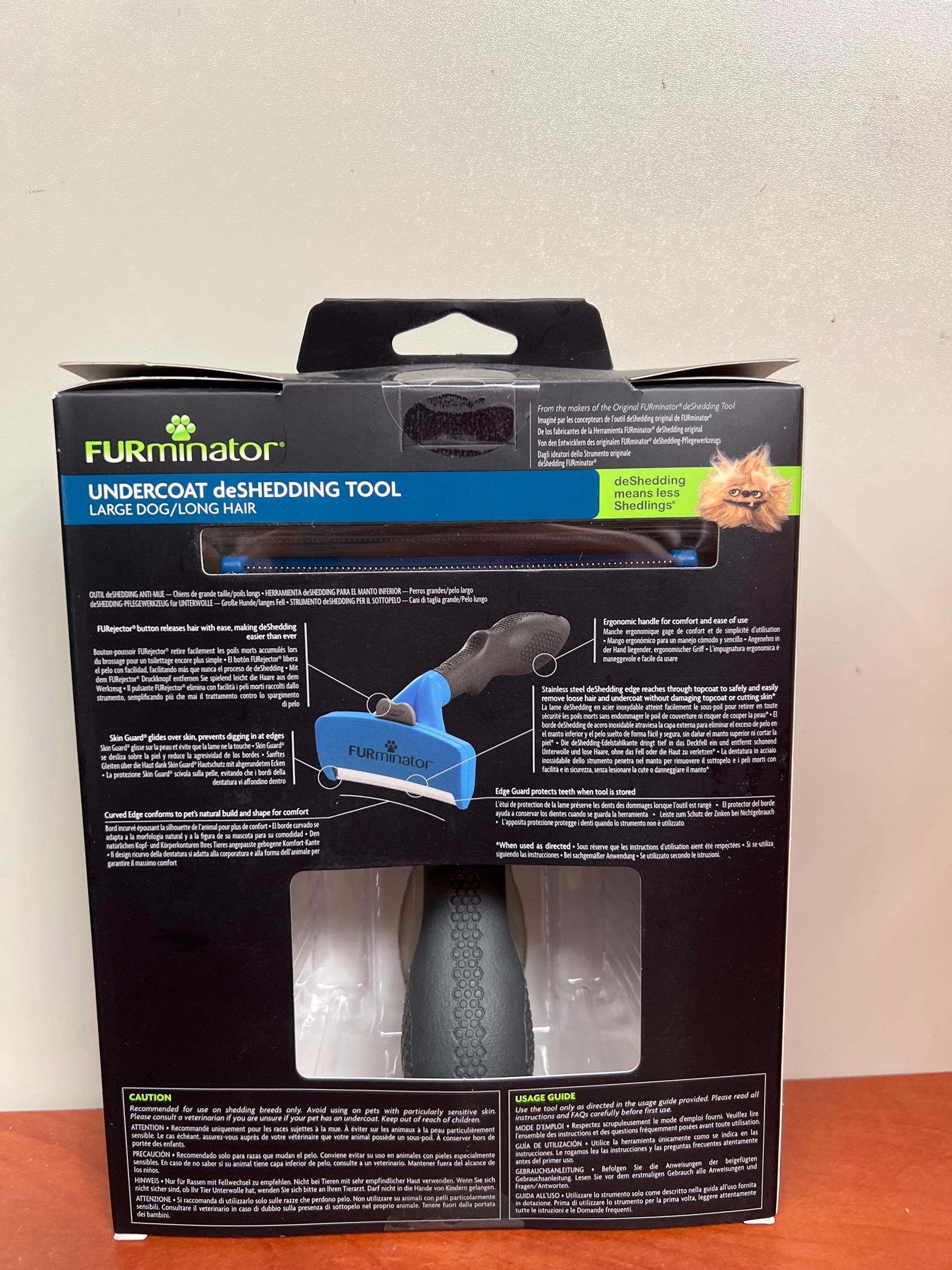 FURminator Undercoat deShedding Tool L pour grand chien à poils longs — photo 2