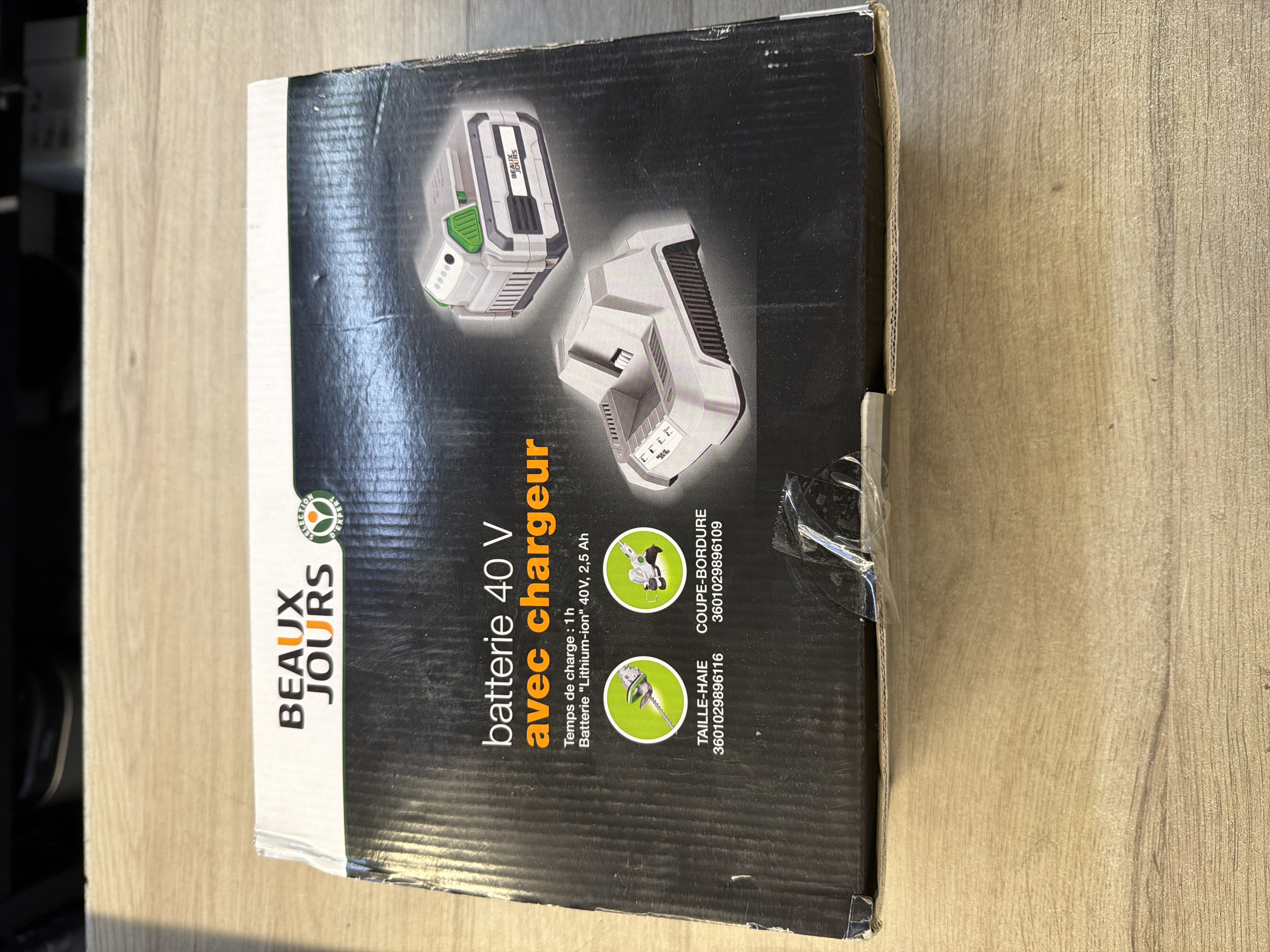 BEAUX JOURS batterie 40 V avec chargeur