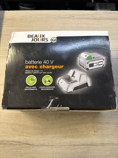 BEAUX JOURS batterie 40 V avec chargeur