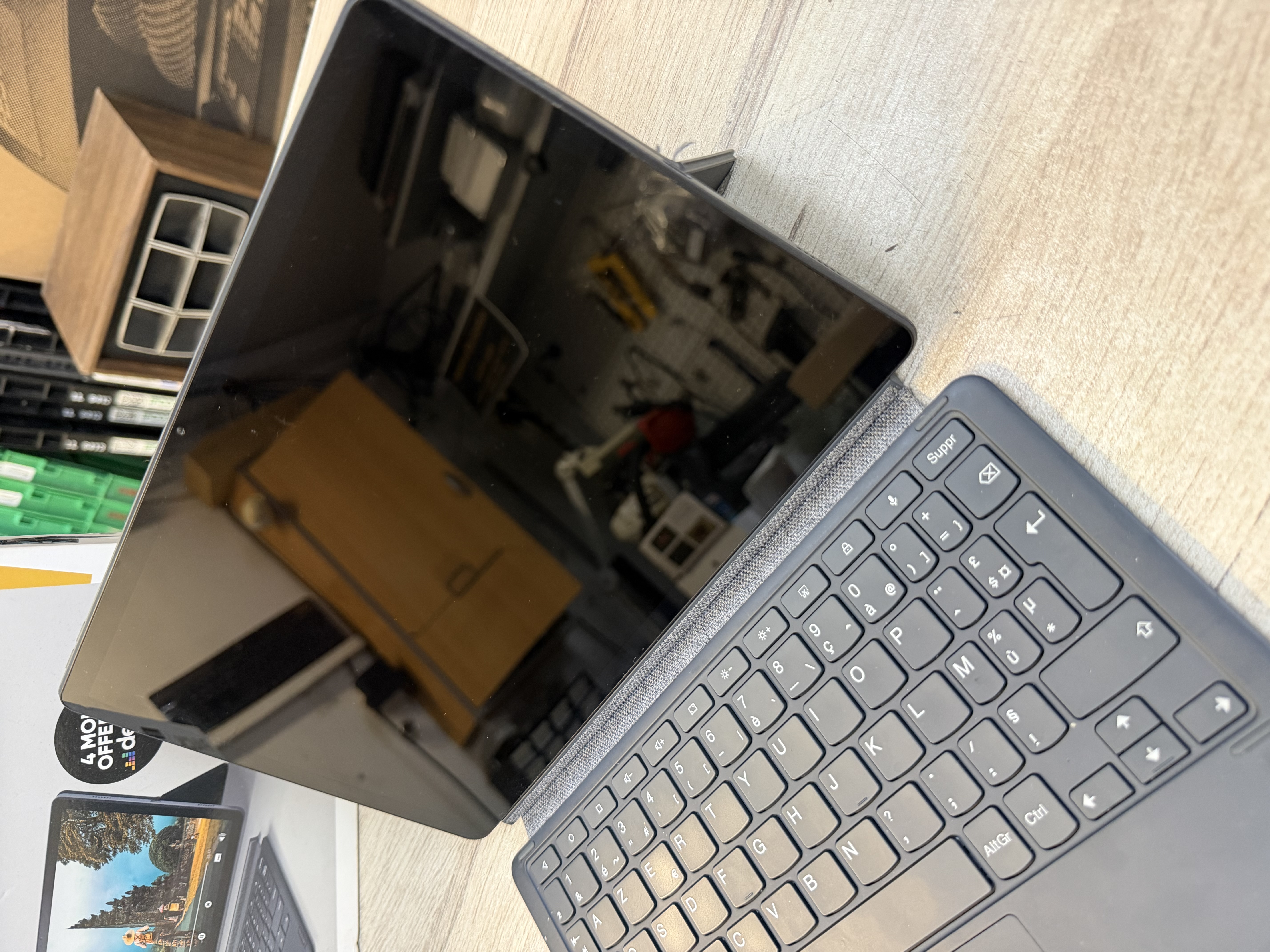 Pack tablette Lenovo Tab P11 ZA7R0240FR 11" 128 Go avec clavier Bluetooth — photo 2