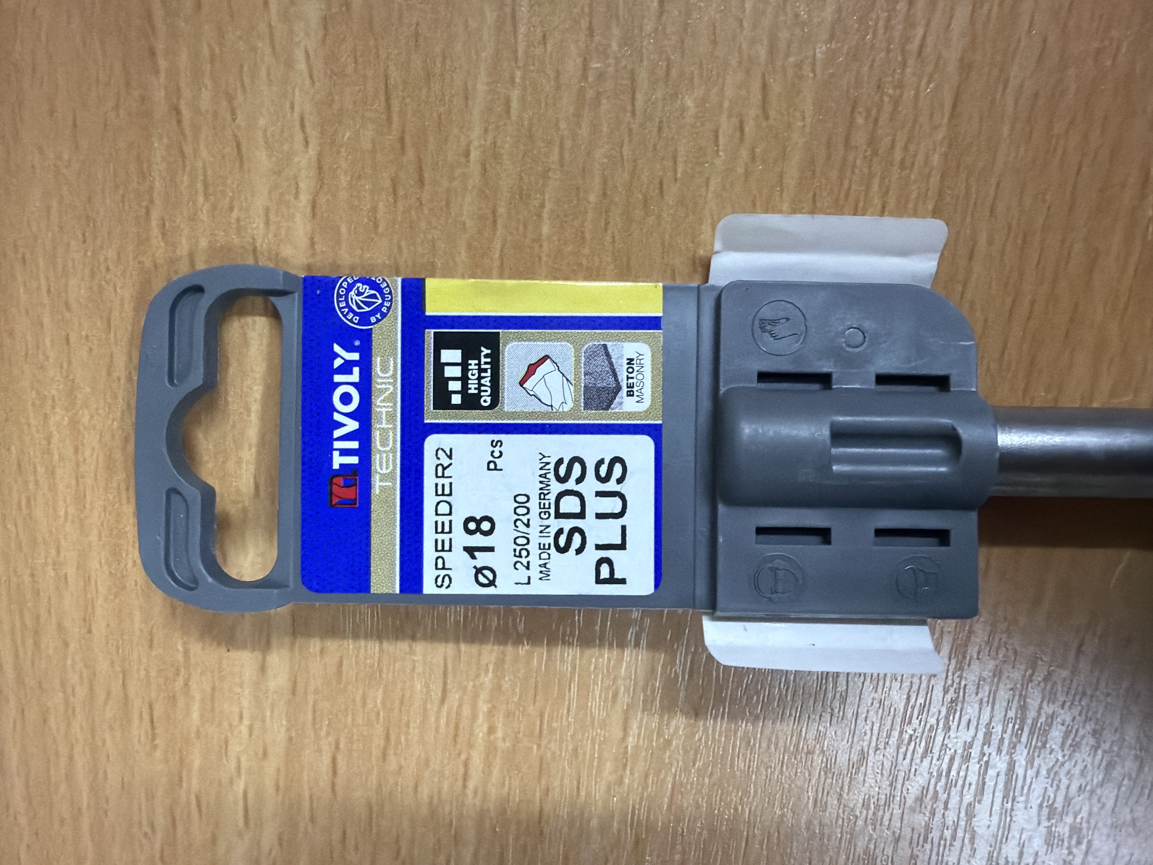 Foret béton Tivoly Speeder2 SDS Plus Ø18 — photo 2