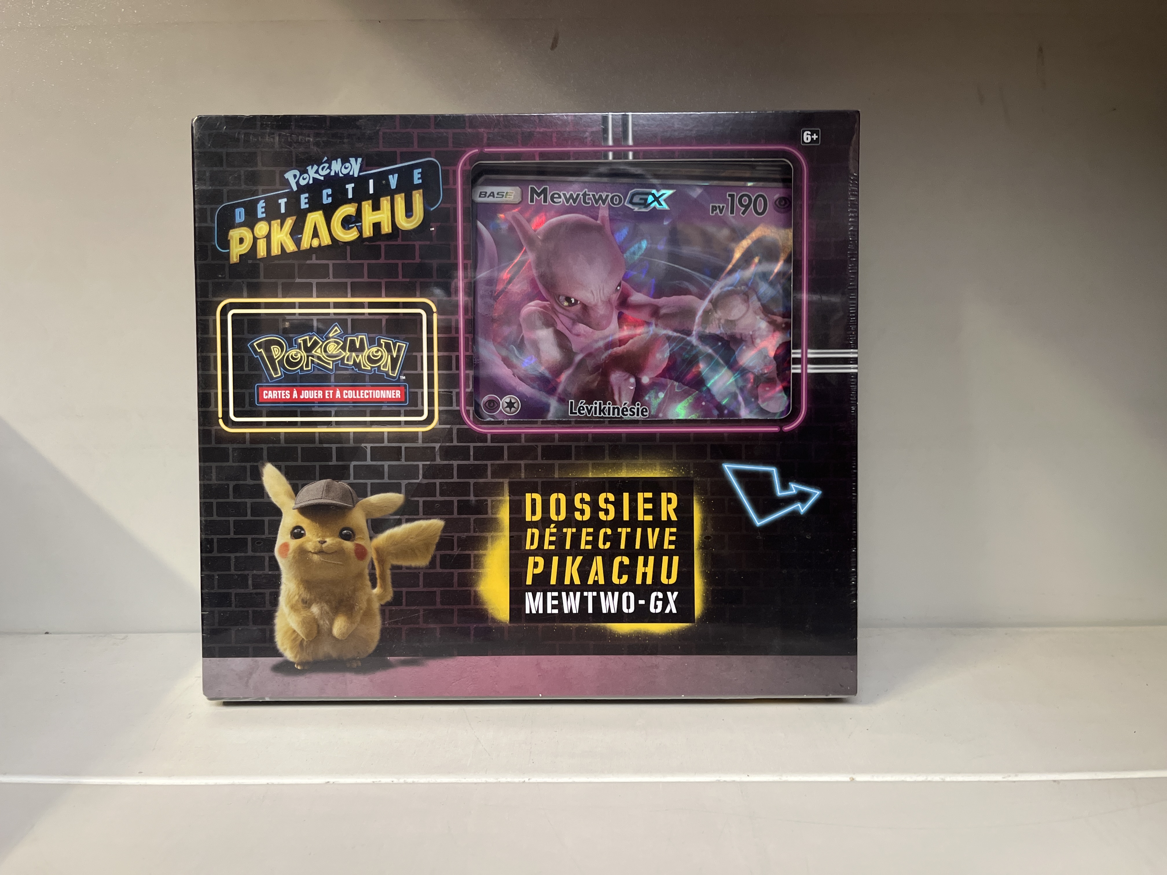 Pokémon JCC - Dossier Détective Pikachu Mewtwo-GX