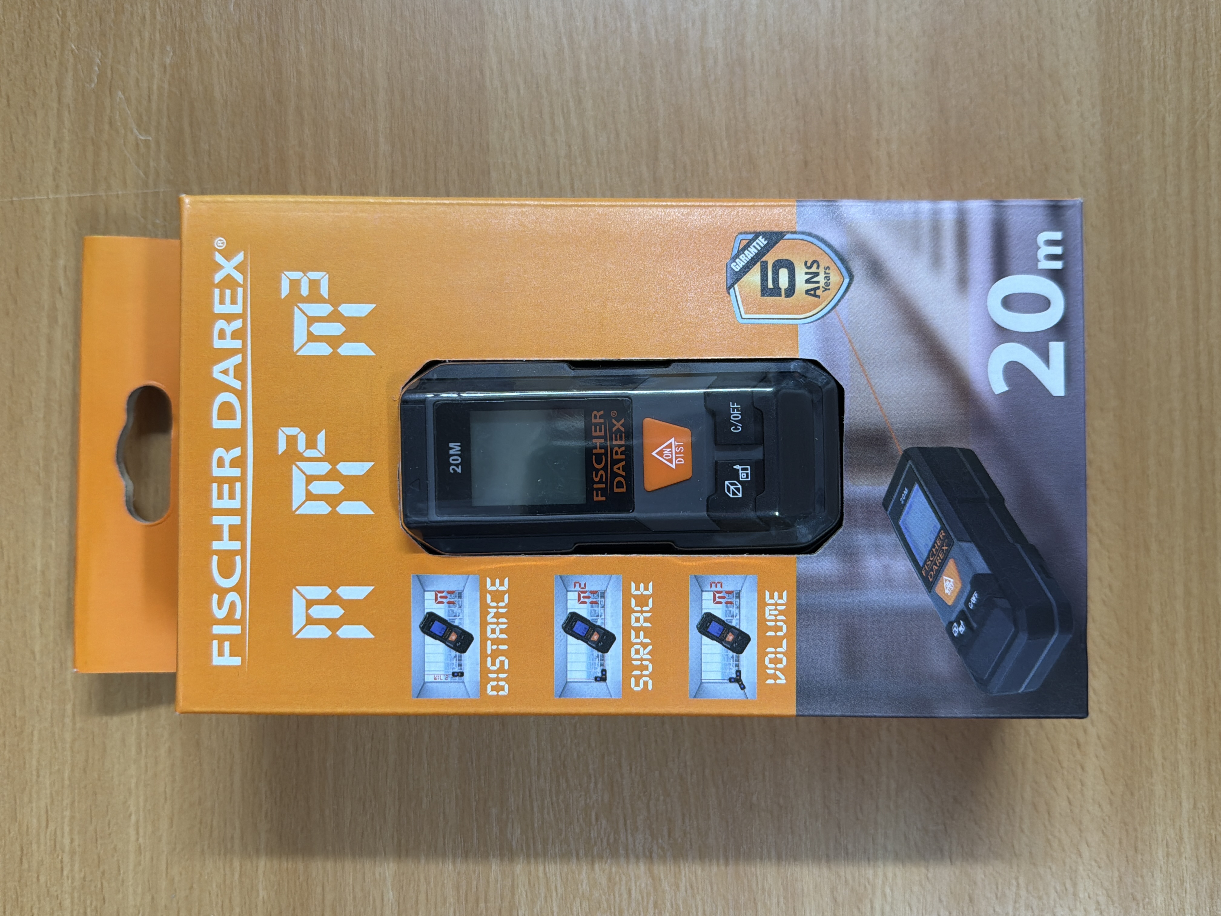 Mesure laser Fischer Darex 15 mètres