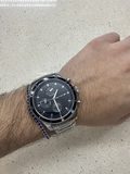 Montre chronographe Tommy Hilfiger - cadran noir, bracelet acier — photo 3