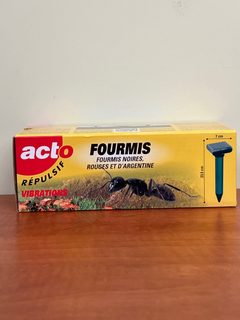 Acto Répulsif à vibrations pour fourmis noires, rouges et d’Argentine
