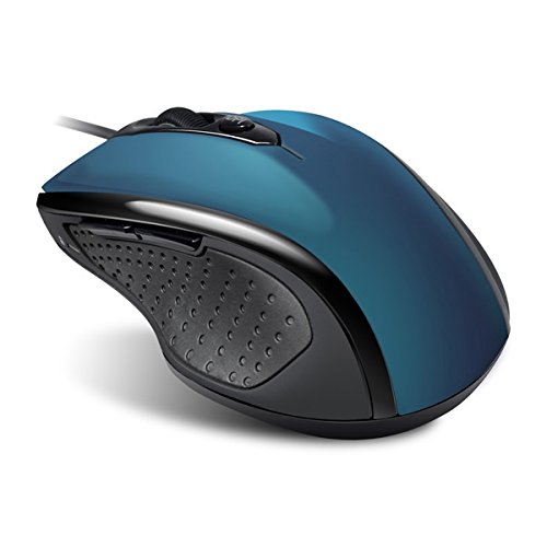 Suza Advance Shape 6D - Souris - pour droitiers - optique - 6 boutons - filaire - USB - bleu