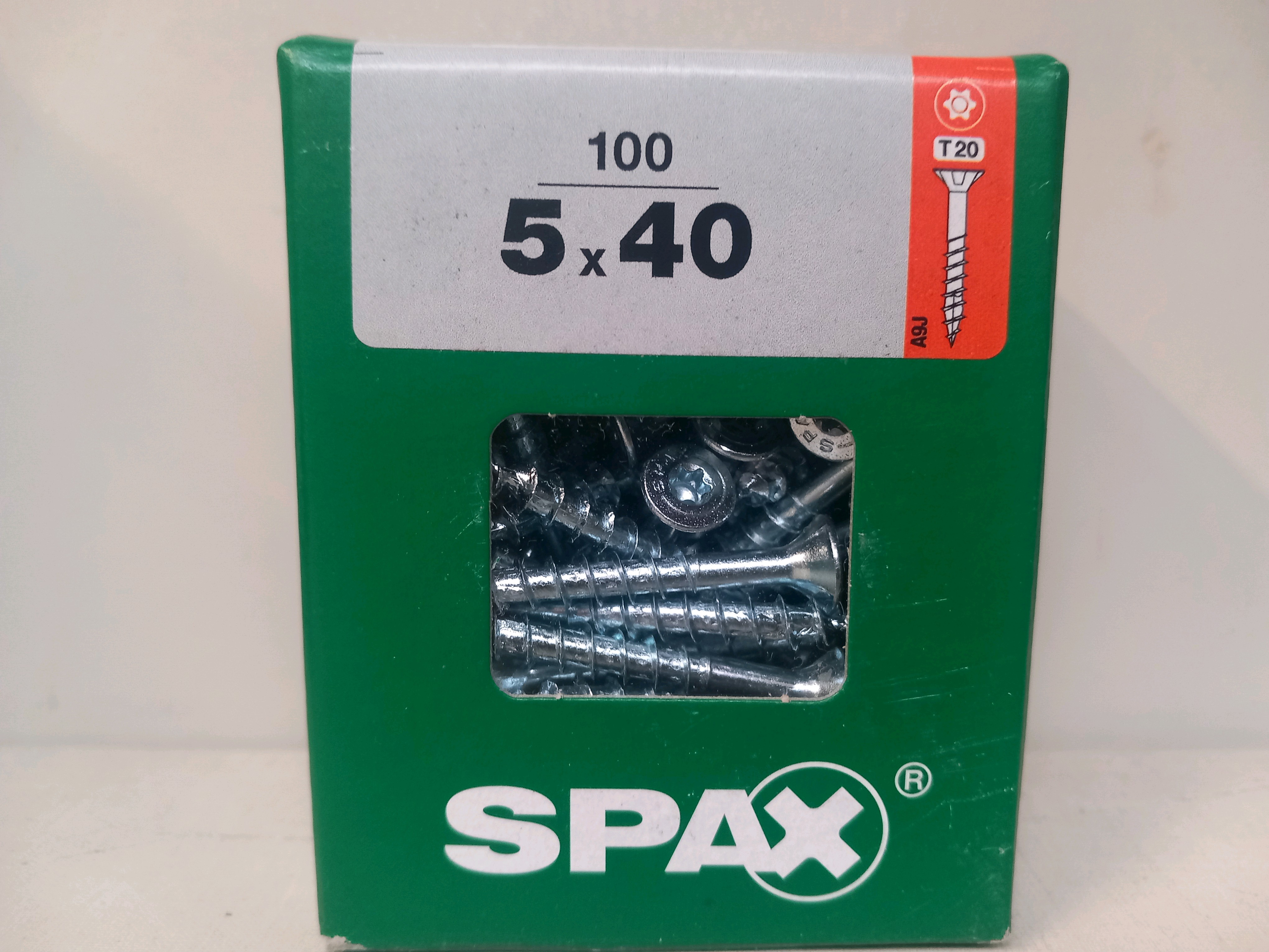 Boîte de 100 vis SPAX 5 x 40 mm T20