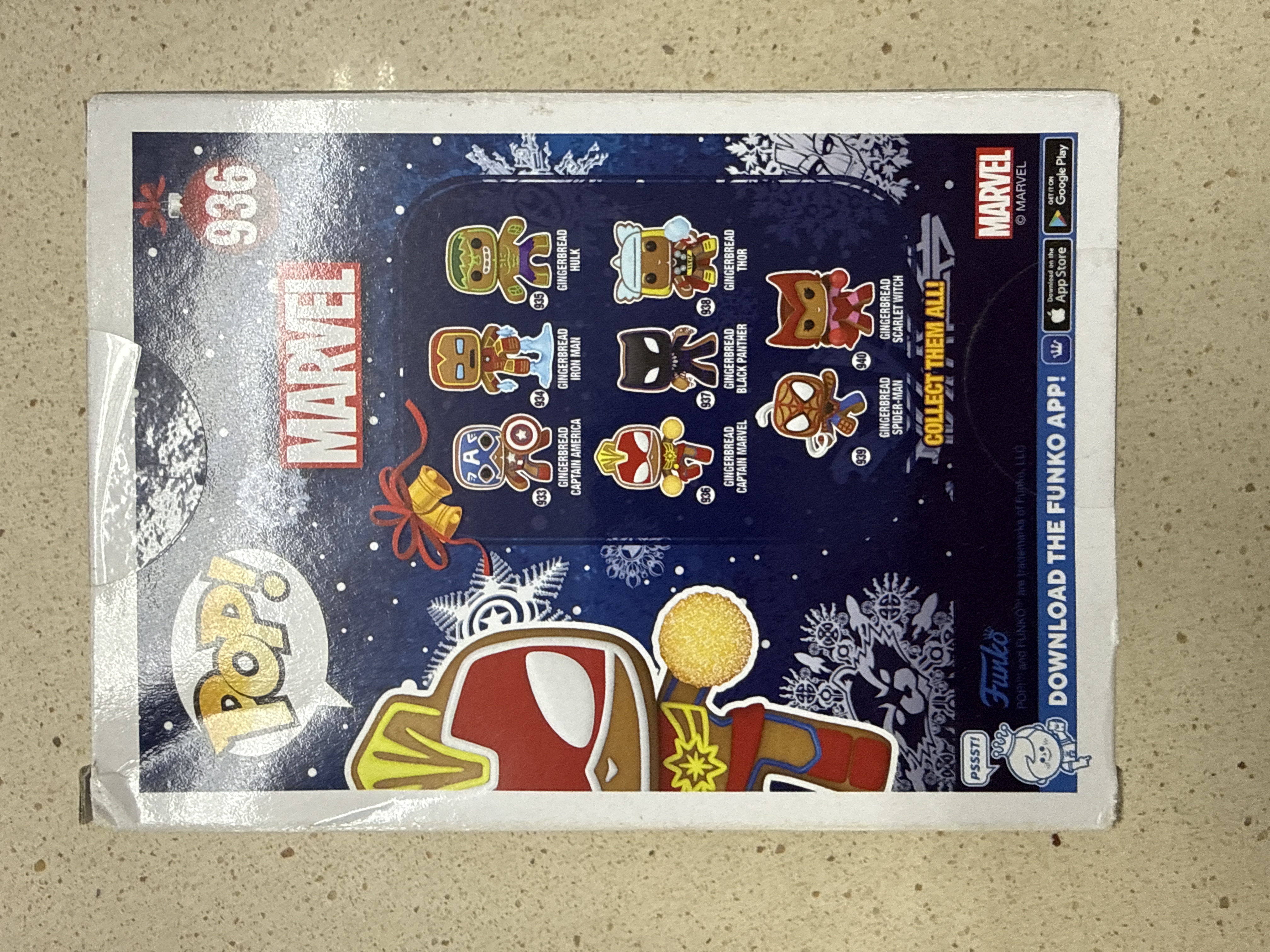 Funko Pop! Marvel n°936 - Gingerbread Captain Marvel — photo 2