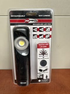 AQ Pro Baladeuse LED Pro rechargeable 500 lumens