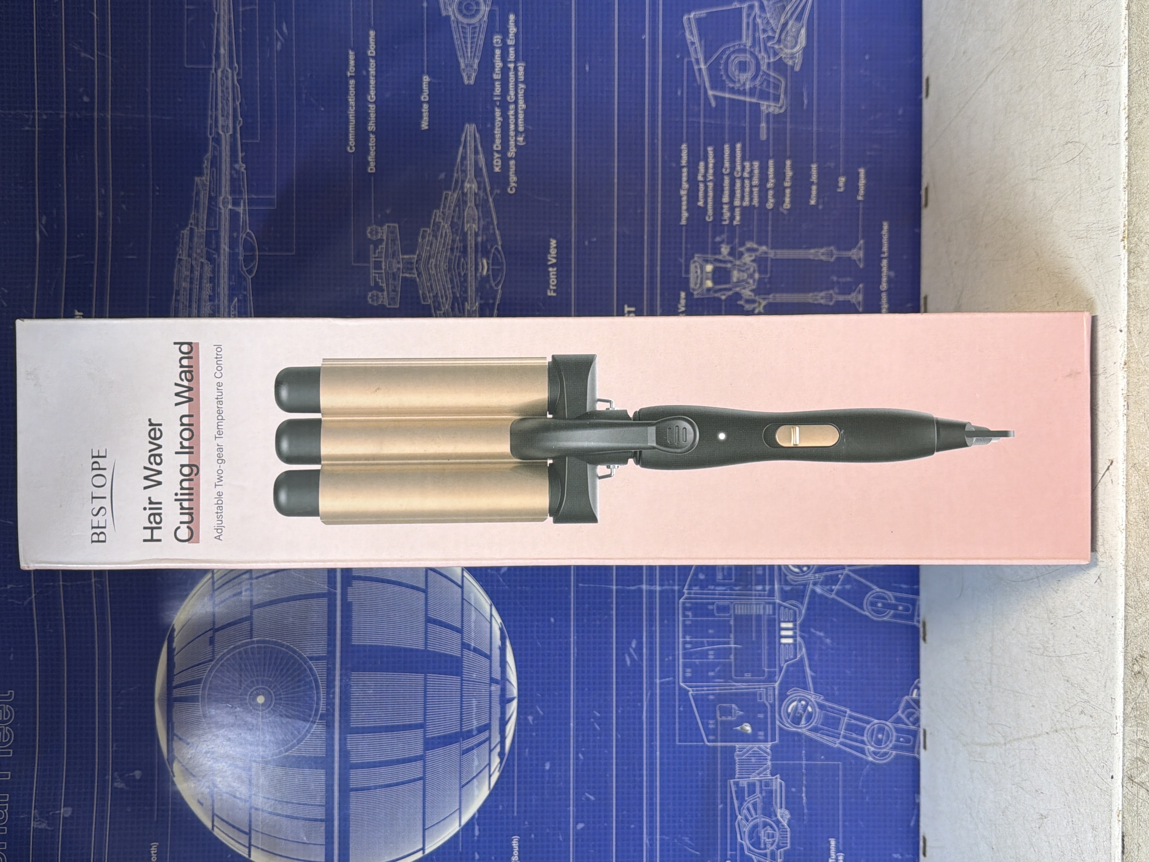 BESTOPE PRO BP40003-ROGEU-RAY fer à onduler 3 barils