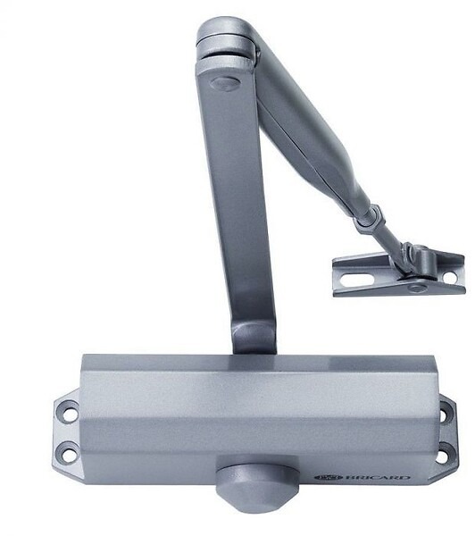 Ferme-porte BRICARD hydraulique force 3 Argent
