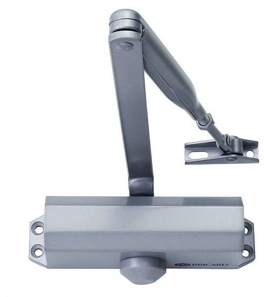 Ferme-porte BRICARD hydraulique force 3 Argent