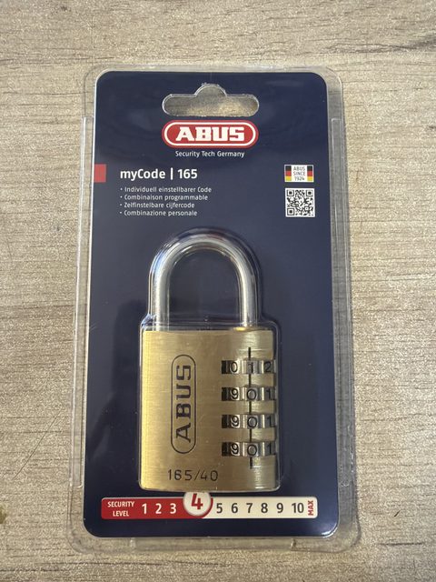 Cadenas à combinaison ABUS mycode 165/40