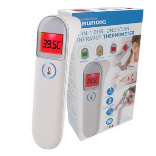 Grundig Thermomètre Numérique Infrarouge Pour Bébés Et Enfant - Sans Contact
