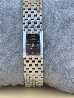 Montre femme Candino C4269 Swiss Made cadran noir bracelet acier
