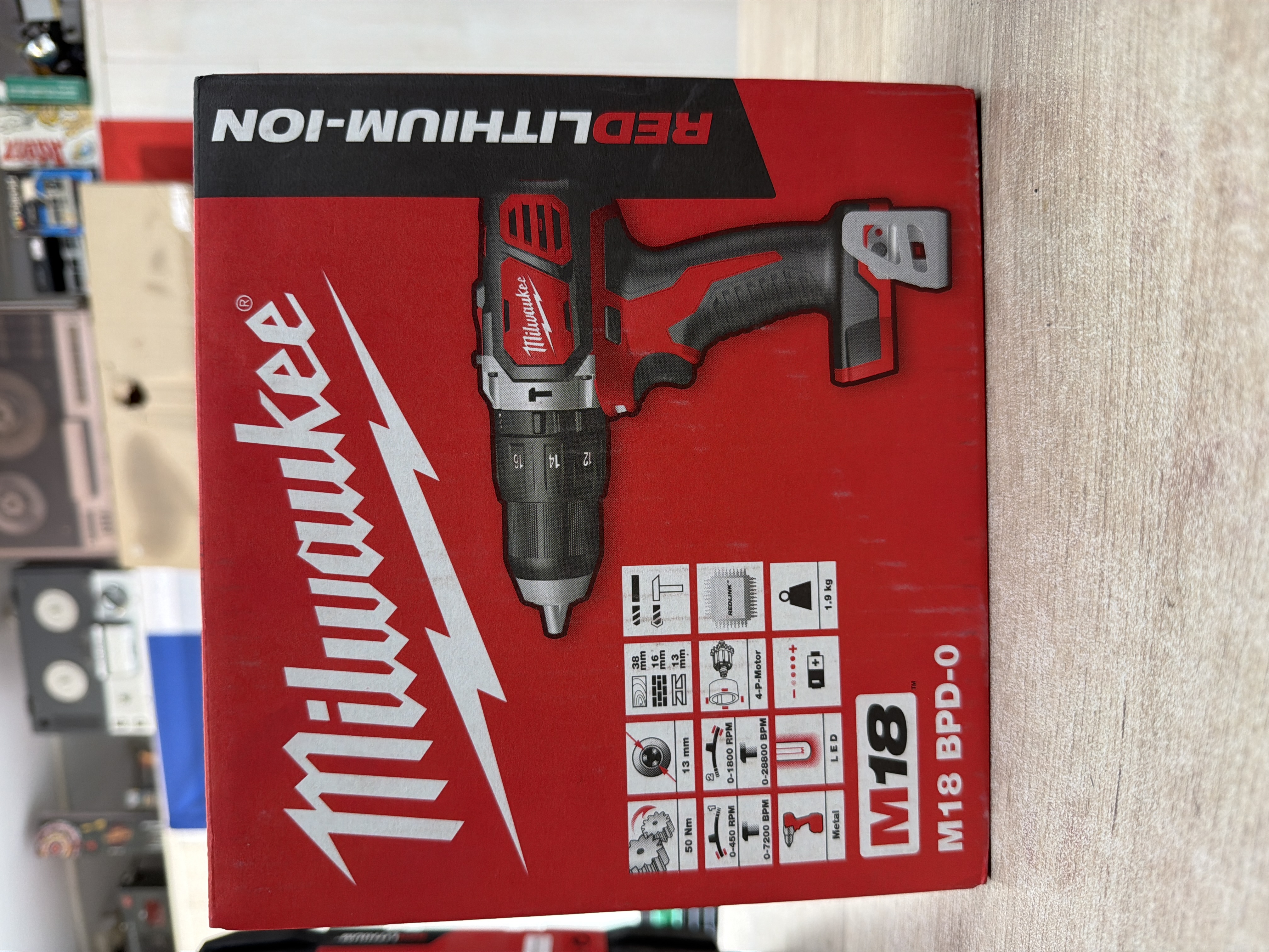 Milwaukee M18 BPD-0 perceuse à percussion compacte 18 V 4933443500