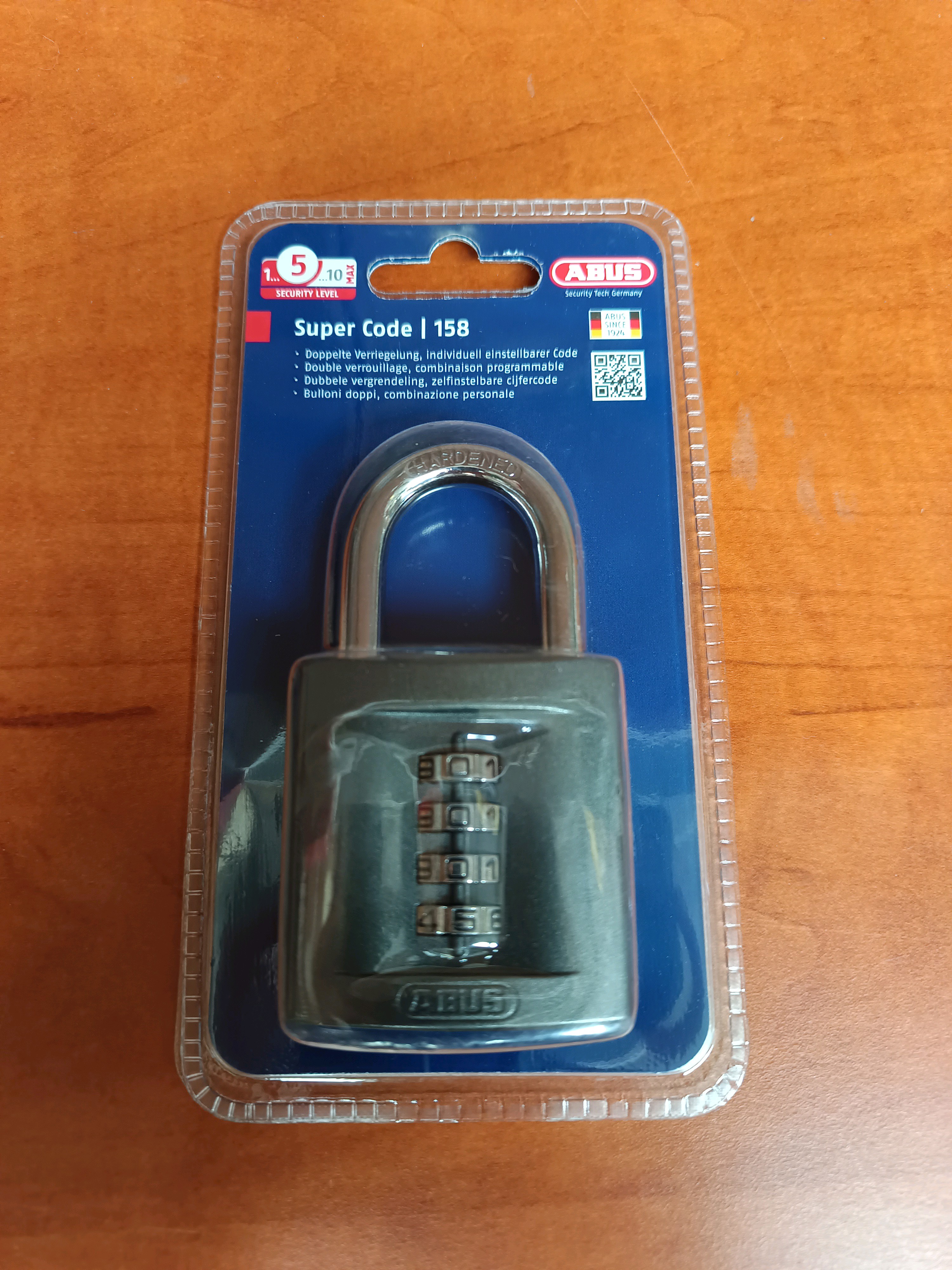 Cadenas à combinaison ABUS Super Code 1558