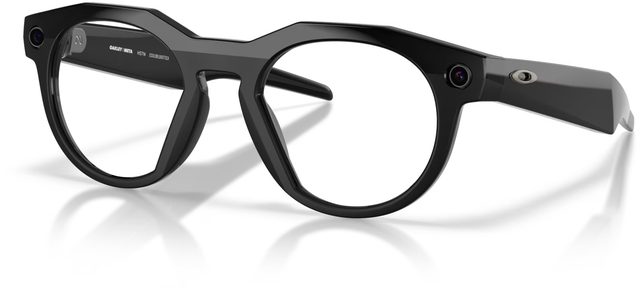Lunettes connectées IA Oakley Meta HSTN OW8002 noires verres transparents