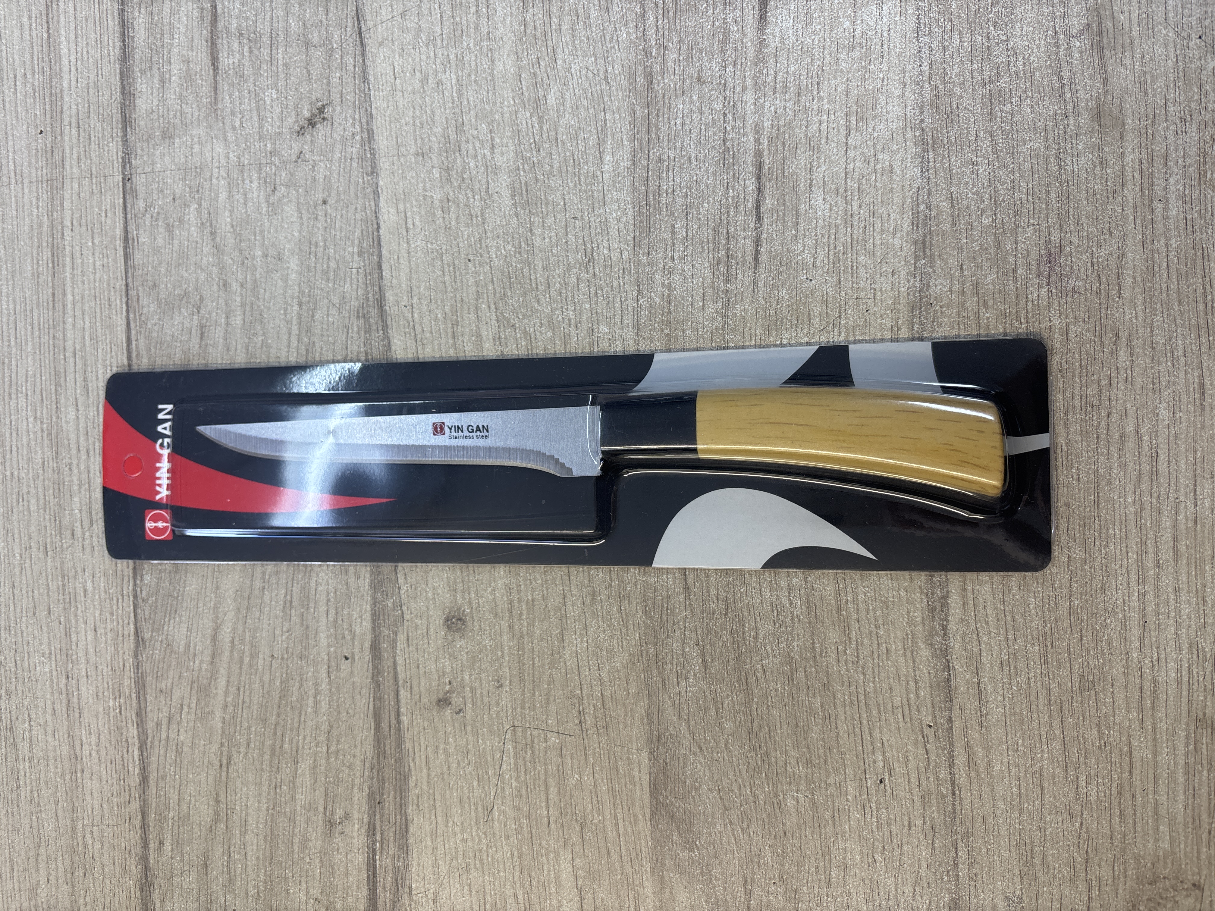Couteau de cuisine Wan Gan manche bois