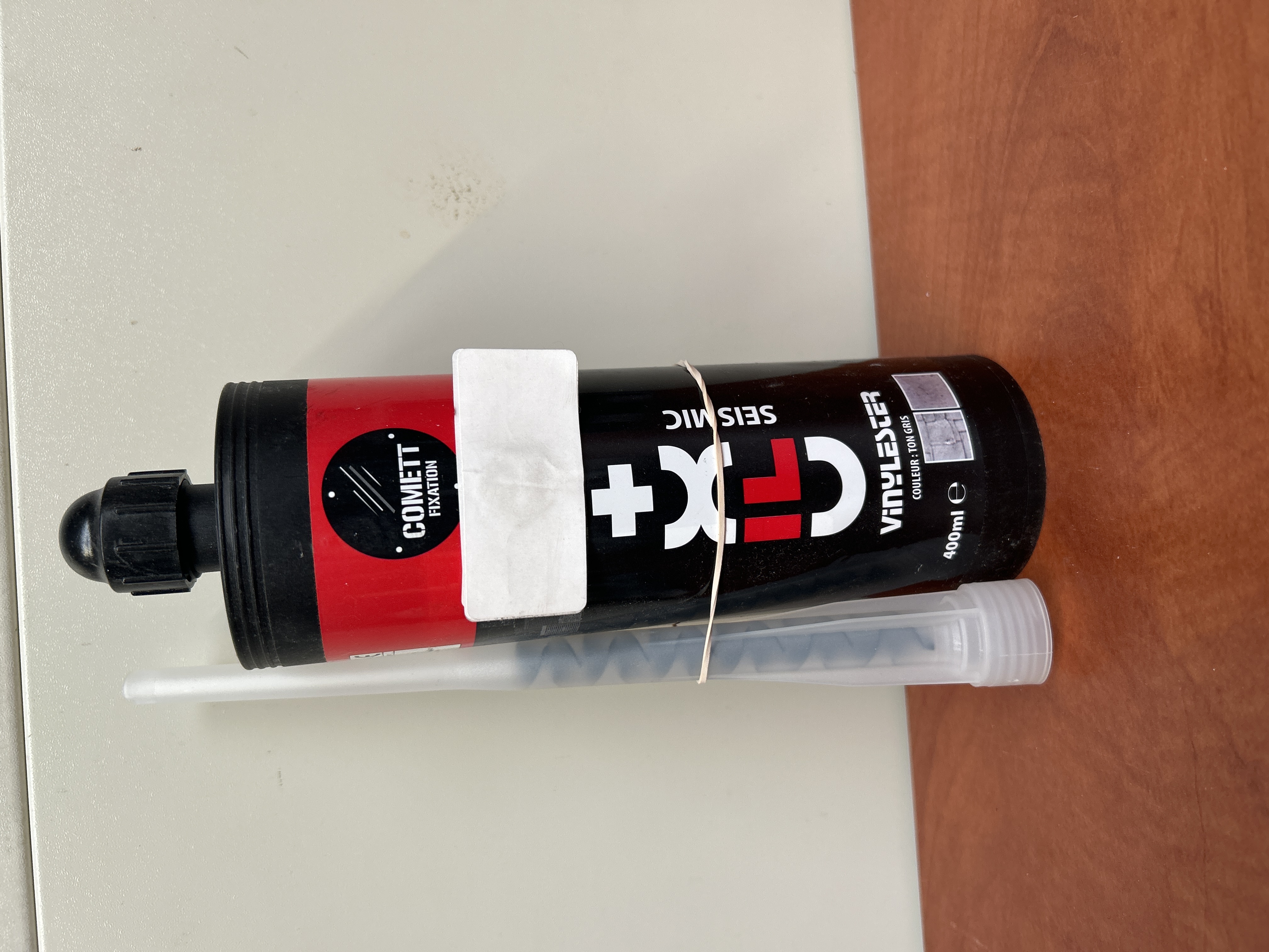 Résine d’ancrage chimique CTX+ Sismic Vinylester – cartouche avec buse mélangeuse