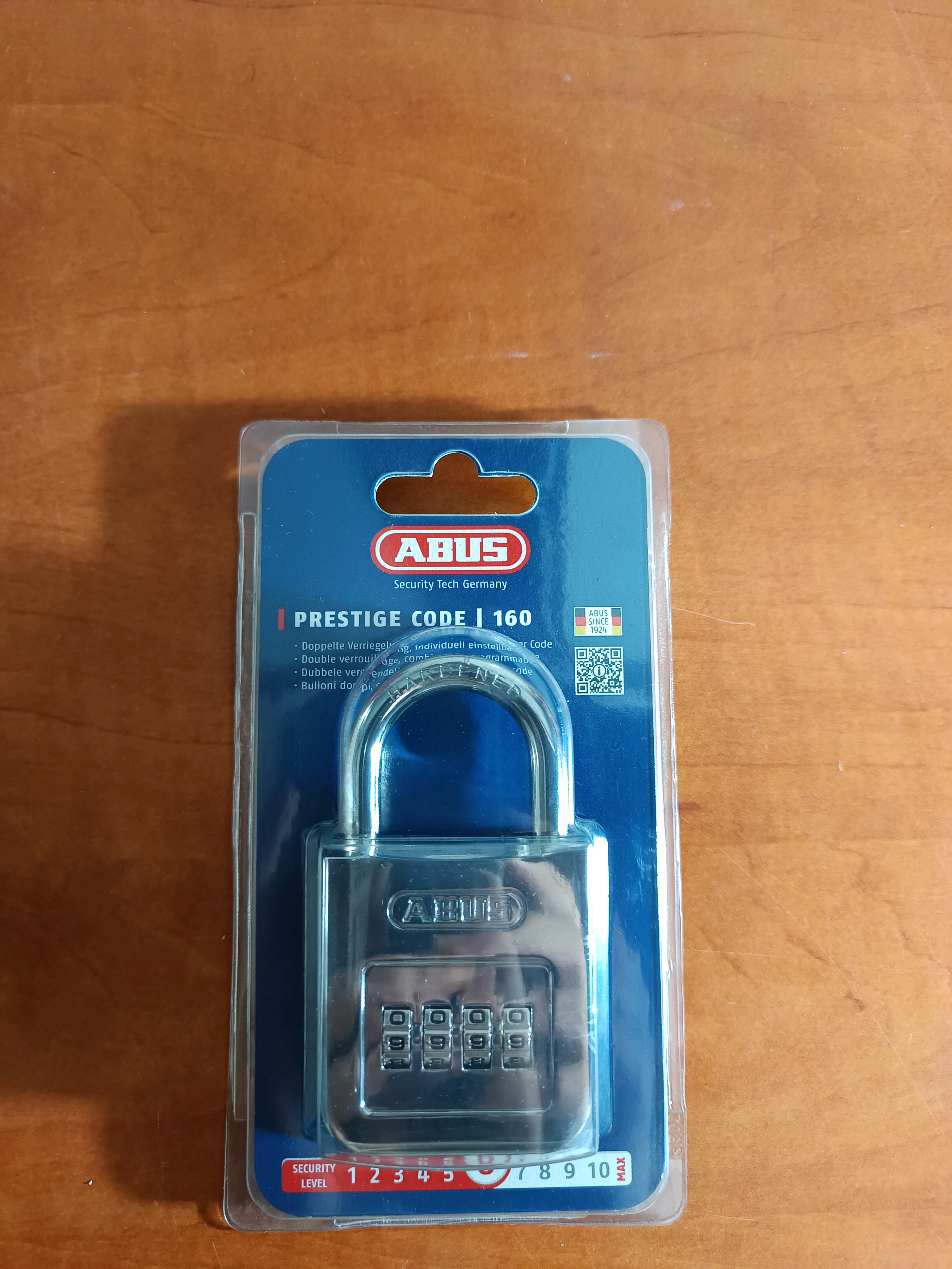 Cadenas à combinaison ABUS Prestige Code 160