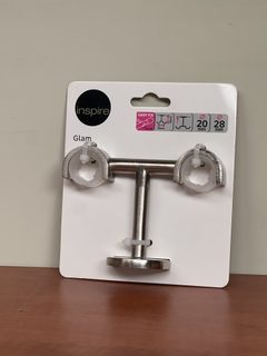 Support extensible Inspire Glam pour tringle à rideau 20 mm chrome