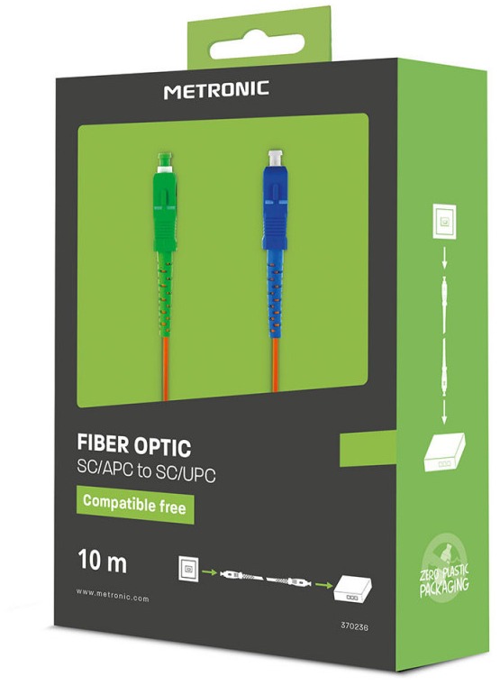 Metronic câble fibre optique Free 10 m