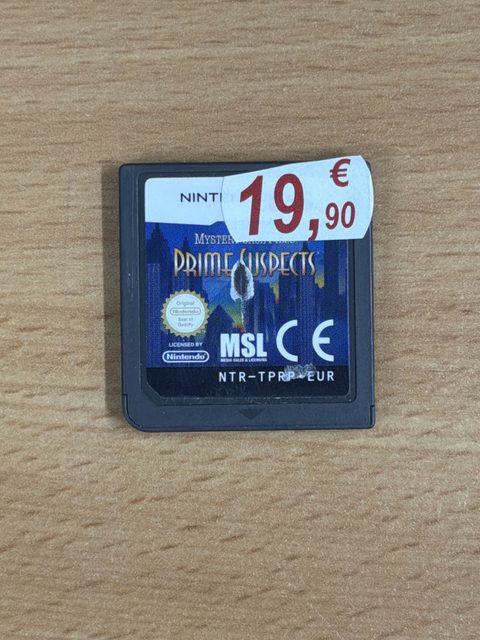 Jeu Nintendo DS Mystery Case Files Prime Suspects