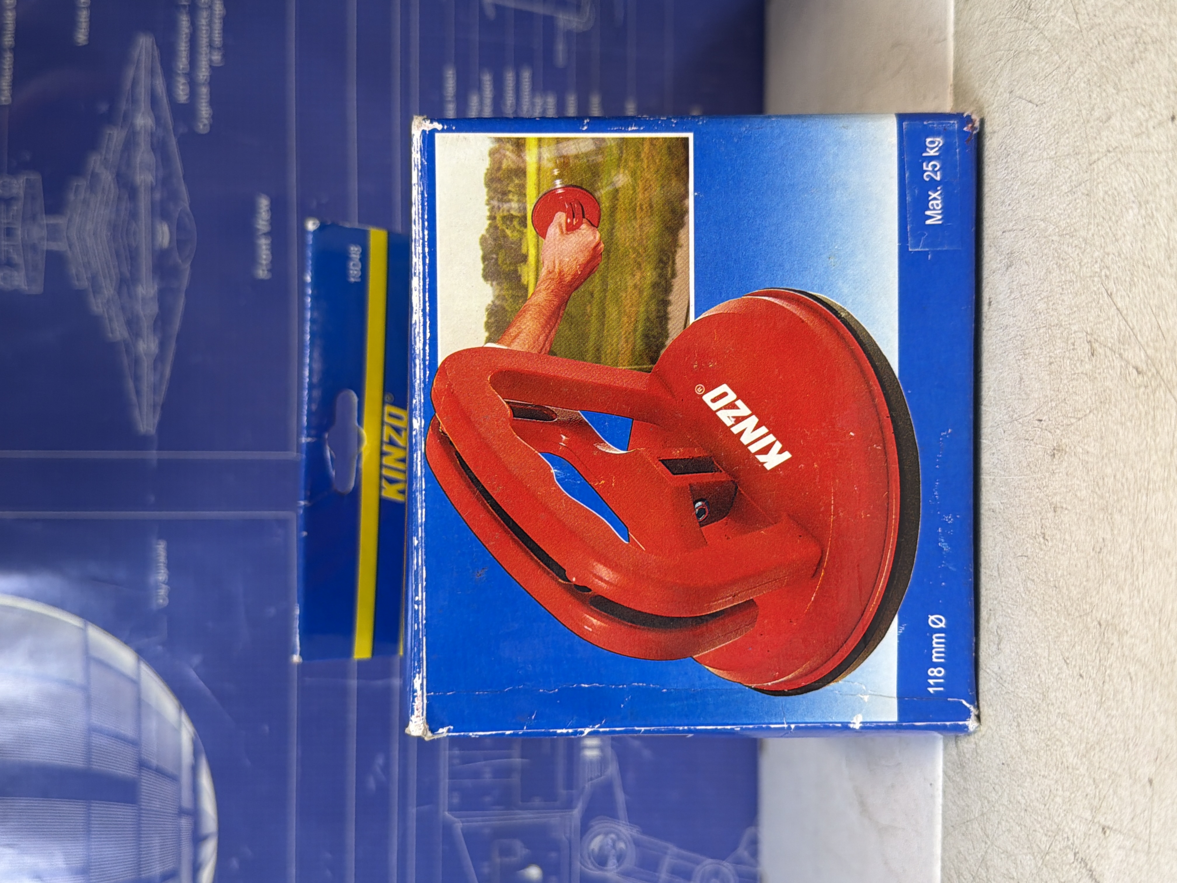 Ventouse simple Kinzo pour vitrage et verre