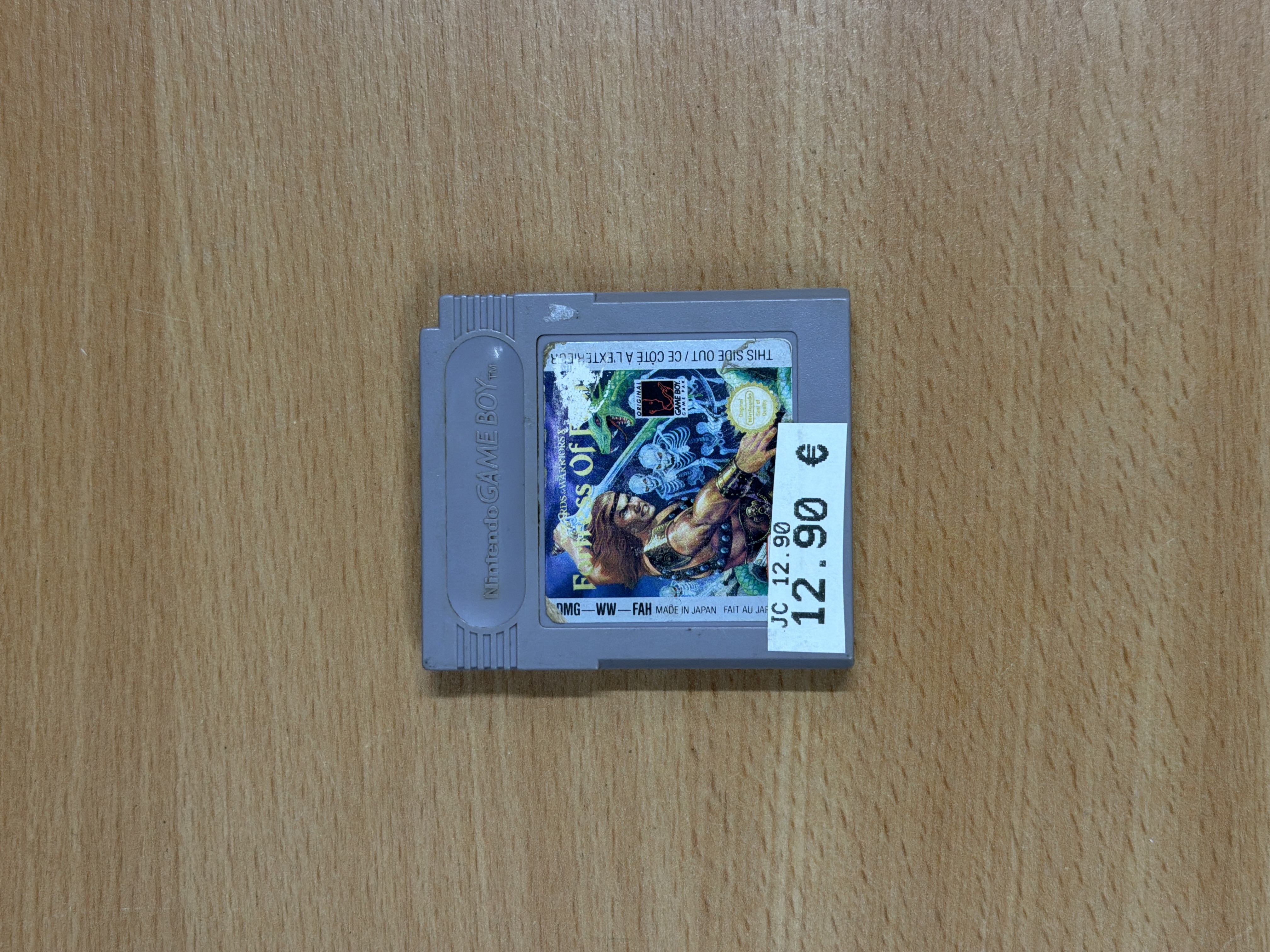 Wizards & Warriors X Fortress of Fear Game Boy