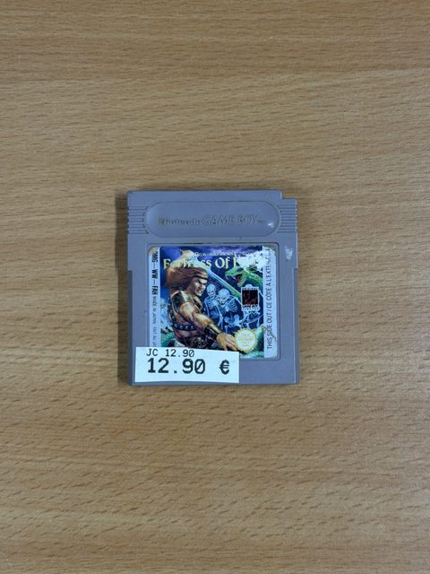 Wizards & Warriors X Fortress of Fear Game Boy